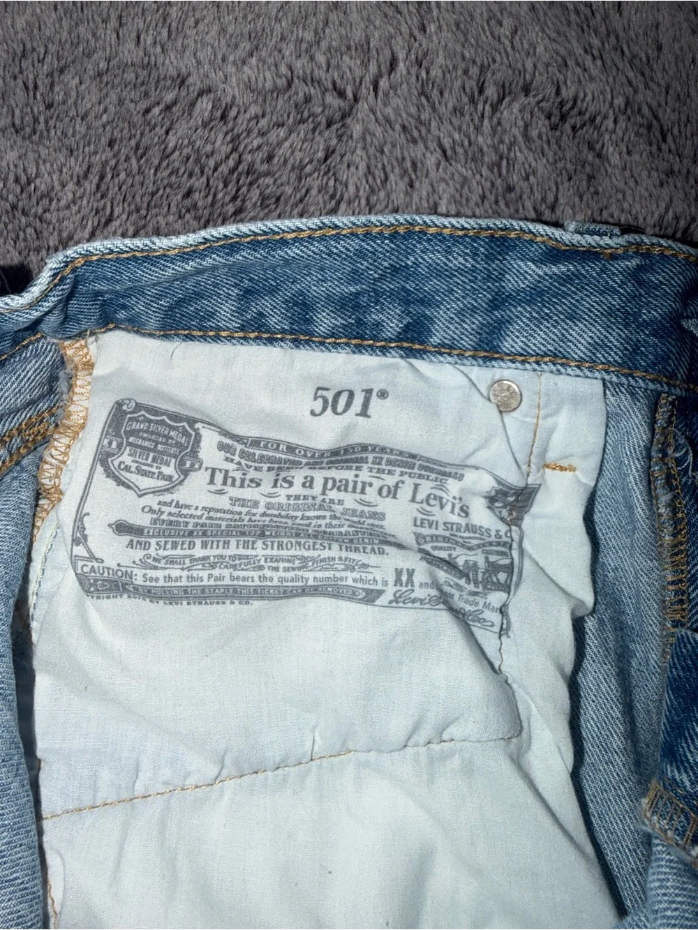 Levi’s 501 Distressed Denim Cutoff Shorts